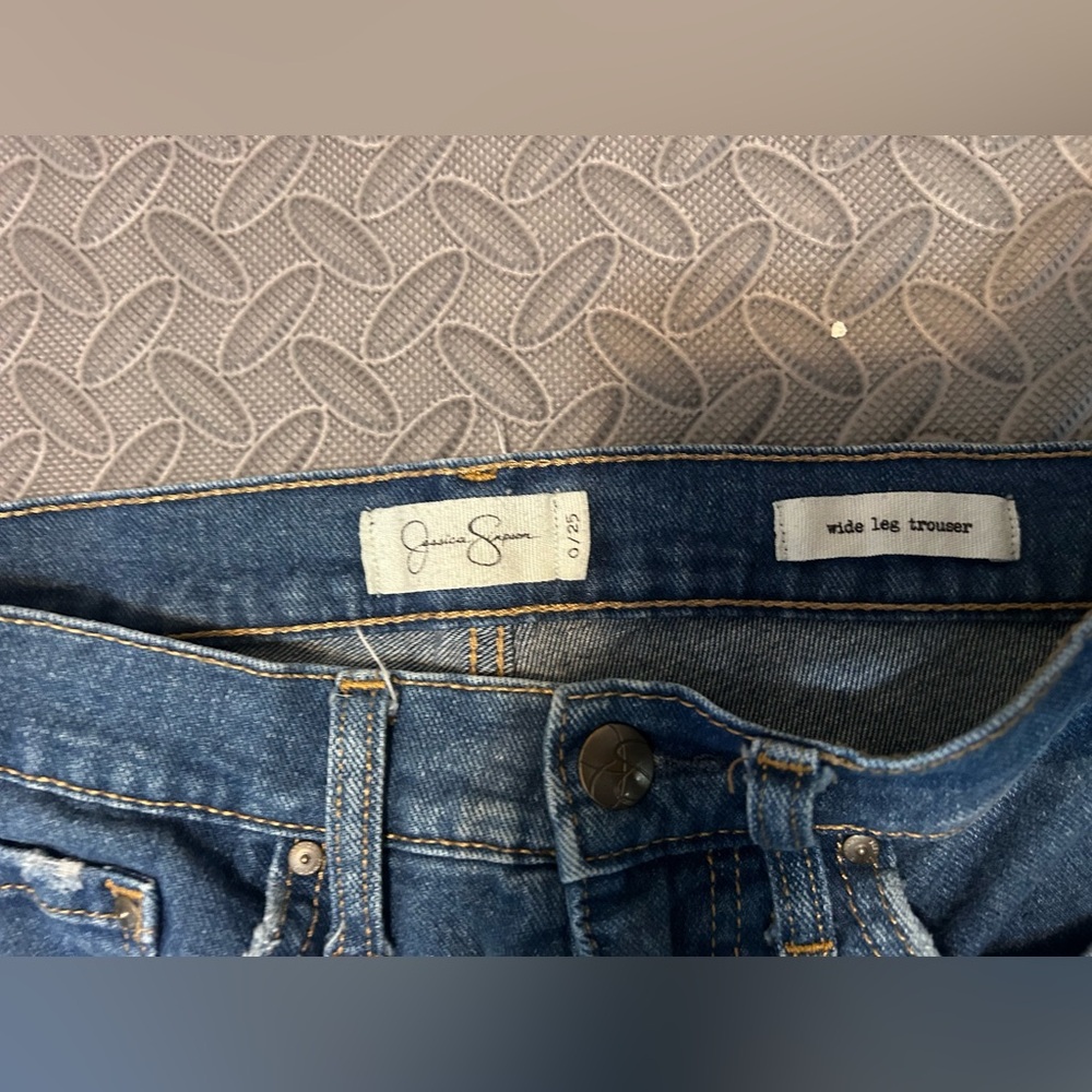 Jessica Simpson wide leg trouser Jean size 25 - Picture 4 of 8